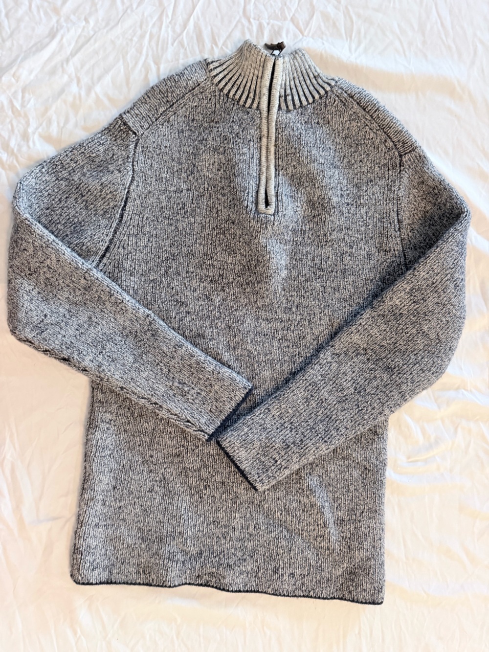 Rodd & Gunn Gray Quarter-Zip Knit Sweater
